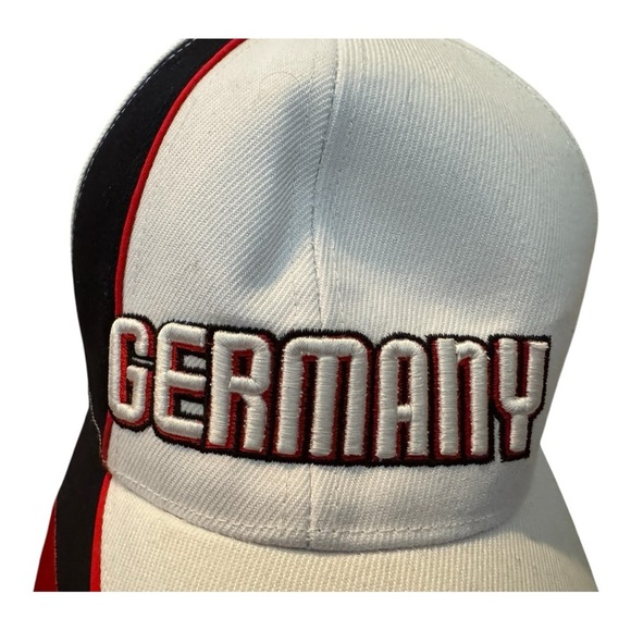 Germany Deutschland White Embroidered Patriotic Flag 2006 Strapback Hat - Picture 5 of 12
